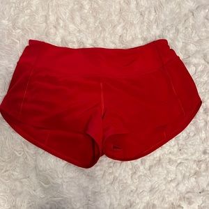 lululemon speed it up shorts